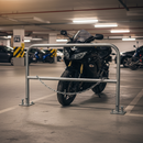 Dim Gray Heavy Duty Motorcycle Security Barrier for Ultimate Theft Protection