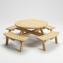 Round Picnic Table - 1.8m Diameter (view 2)