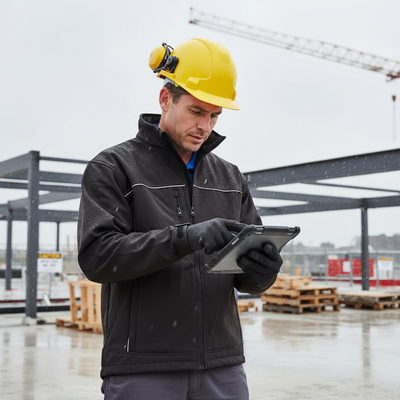 Premium Softshell Jacket - High Stretch Water Resistant and Breathable