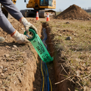 Rosy Brown High-Performance Underground Warning Tape for Data Cables - 150mm x 365m