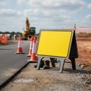 Rosy Brown Premium Yellow 1050x750mm Sign for Effective Messaging