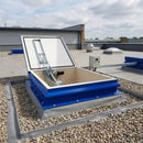 Aluminium Flat Roof AOV Access Hatch 1050x1050mm