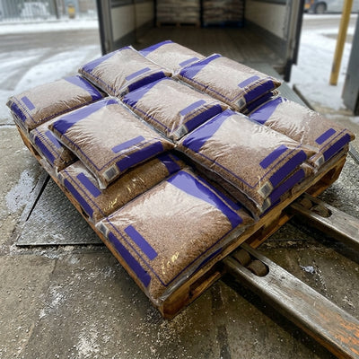 25 x 10kg Brown De-Icing Rock Salt Bags