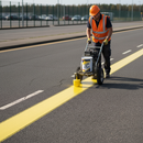 Dim Gray Heavy Duty Chlorinated Rubber Road Line Paint 5L - Yellow