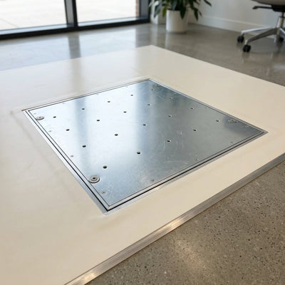 Light Duty Aluminium Floor Access Cover 50mm for Vinyl Flooring