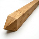 Larch Square Stob 4" x 4" (view 2)