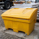 400 litre UV-stabilised polyethylene grit salt storage bin