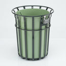 82 Litre Steel Park Litter Bin (view 2)