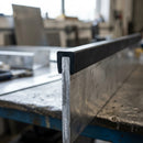 Square Rubber Edge Protector 6.4x6mm for 3mm Panels - 5m EPDM (view 2)