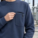 Women's Arc Flash Flame Resistant Sweatshirt - Navy (view 2)