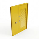 Heavy Duty Louvre Steel Door – Up to 2900mm Height (view 2)