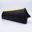 1000 x 300 x 150mm HGV truck wheel stop, black recycled PVC (view 2)