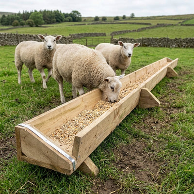 Timber Sheep Trough 10ft
