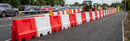 1.5m EVO traffic barrier pack of 21 units polyethylene