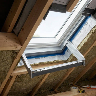 Recessed Insulation Collar for Roof Windows