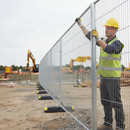 Gray 10 x Heavy Duty Anti-Climb Temporary Fencing Panels for Security