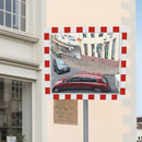 Light Gray Premium Stainless Steel Traffic Mirror for Safety and Visibility