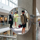 900mm diameter convex security mirror with polymir optics