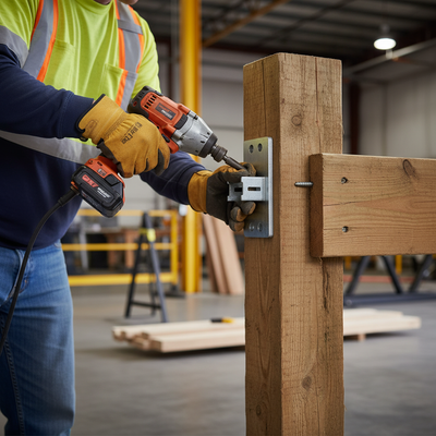 Heavy Duty Post-Clip Adaptor for Heated Traffic Mirrors