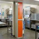 2-Door Laminate Splash Locker with Galvanised Steel Frame