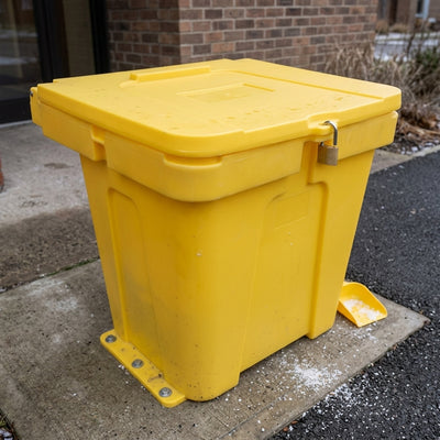 110 Litre Lockable Grit Bin Polyethylene