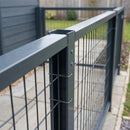 U Channel Post 3m Anthracite Grey 52mm x 30mm