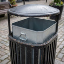 112 Litre Galvanised Steel Bin Liner with Handles