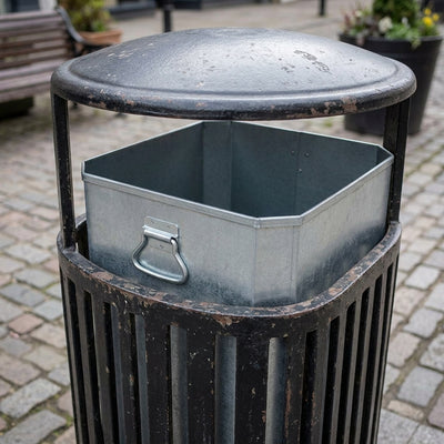 112 Litre Galvanised Steel Bin Liner with Handles