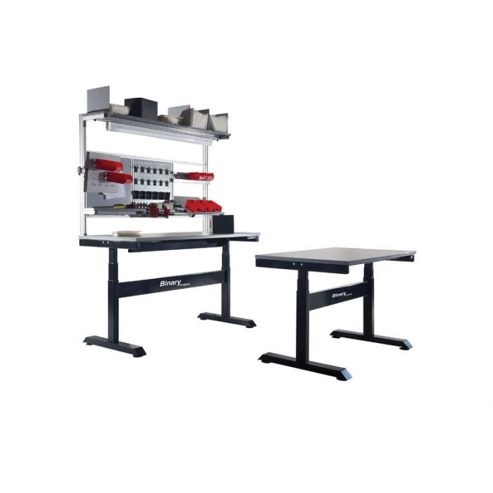 Dark Slate Gray Binary Electric Adjustable Height Workbench