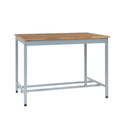 Dark Gray Square Tube Industrial Workbench - Assembled