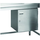 Light Gray Stainless Steel Workbenches Drawer, Cupboard and Upper Shelf