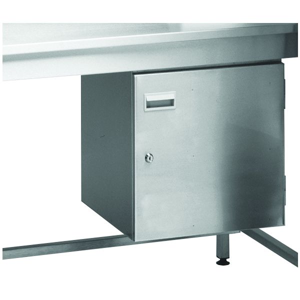 Light Gray Stainless Steel Workbenches Drawer, Cupboard and Upper Shelf