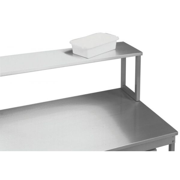 Dim Gray Stainless Steel Workbenches Drawer, Cupboard and Upper Shelf