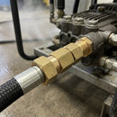 1/2" BSP Brass Swivel Coupling – 250 Bar, 40 Lpm