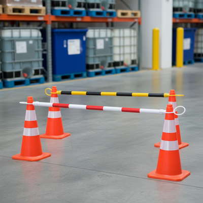 Extendable Cone Bar for Traffic Control - Adjustable and Versatile
