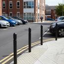 Light Slate Gray Premium Steel Core Plastic Bollard - 1000mm Above Ground