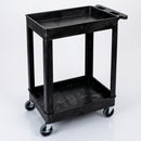 2-Tray Plastic Trolley 150kg Capacity – Non-Conductive (view 2)
