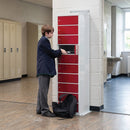 10-Tier Steel Laptop Storage Locker with Cam Locks