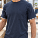 Short Sleeve Performance Work T-shirt - Navy (view 2)