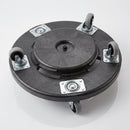 Round waste container dolly with swivel castors, 135 kg capacity (view 2)