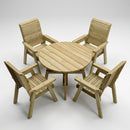 Round Dining Set - Outdoor Furniture (view 2)