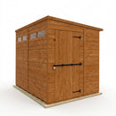 Pent Security Shed with Modular Design and Toughened Glass (view 2)