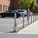Gray Heavy Duty Removable Bollard - 900mm Above Ground for Secure Access