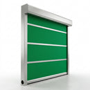 Manual Agricultural Door - Green Fabric Finish (view 2)