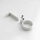 Adjustable Aluminium Pipe Clip 63mm Diameter — RAL 9016