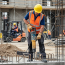 Slate Gray Premium Safety Hard Hat - High-Performance Yellow Protection