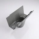 Moulded Ogee Gutter Outlet 76mm Diameter 125 x 100mm — RAL 7037