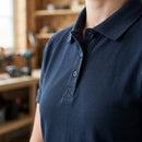Women's Regular Fit Polo Top - Navy (view 2)