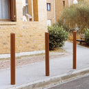 60–168mm Dome Top Steel Bollard 1000–1200mm Height