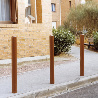60–168mm Dome Top Steel Bollard 1000–1200mm Height